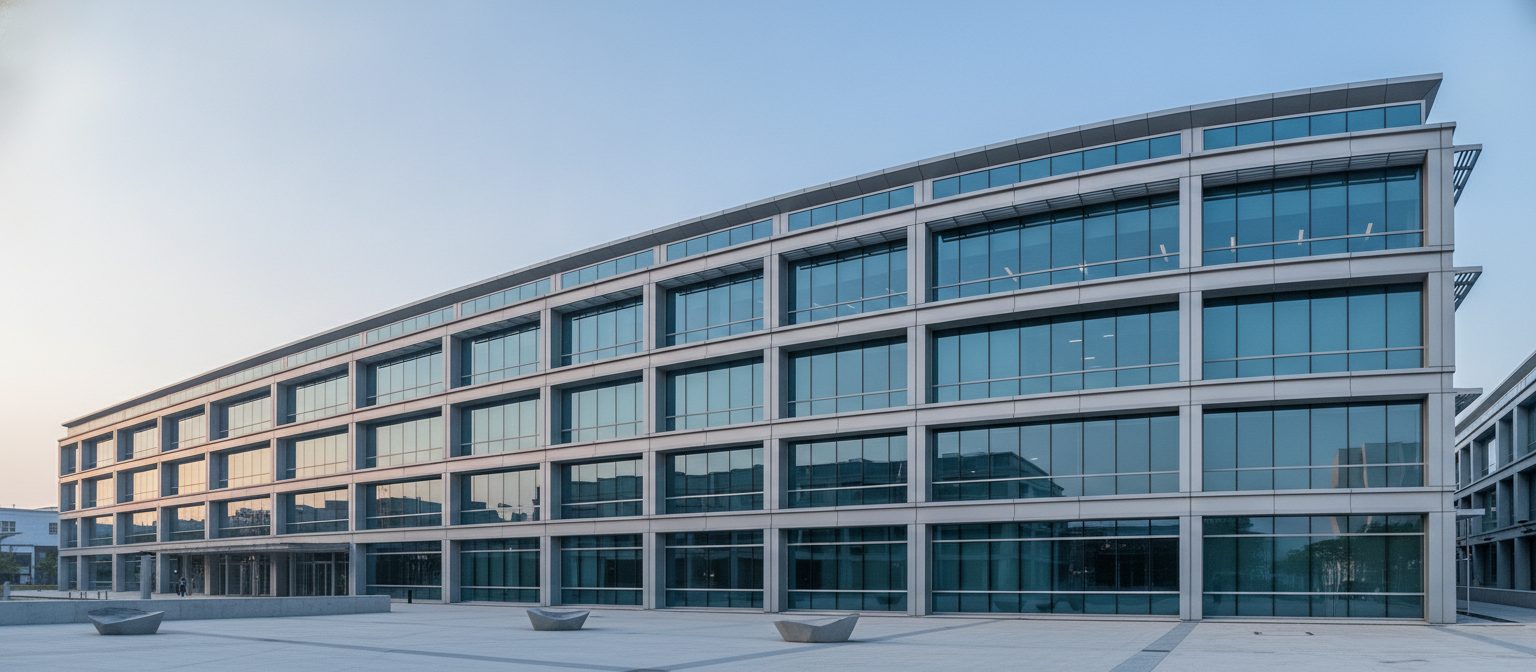 A modern Singapore office and industrial building